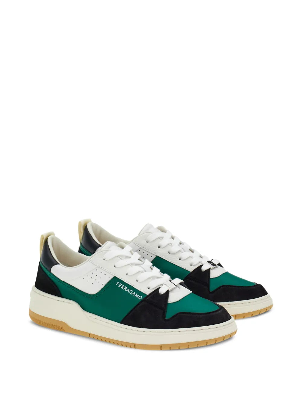 Ferragamo Ferragamo Dennis Panelled Sneakers