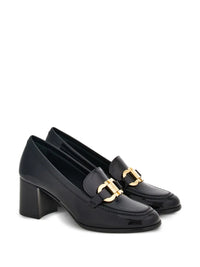 Ferragamo 60Mm Gancini-Buckle Patent Leather Pumps