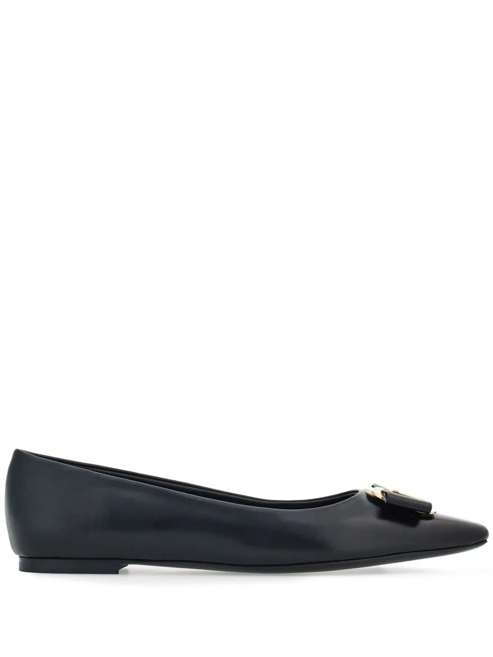 Ferragamo New Vara-Bow Lambskin Ballerina Shoes