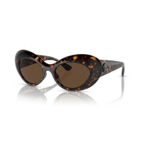VE 4456U 108/73 52mm Womens Oval Sunglasses Havana