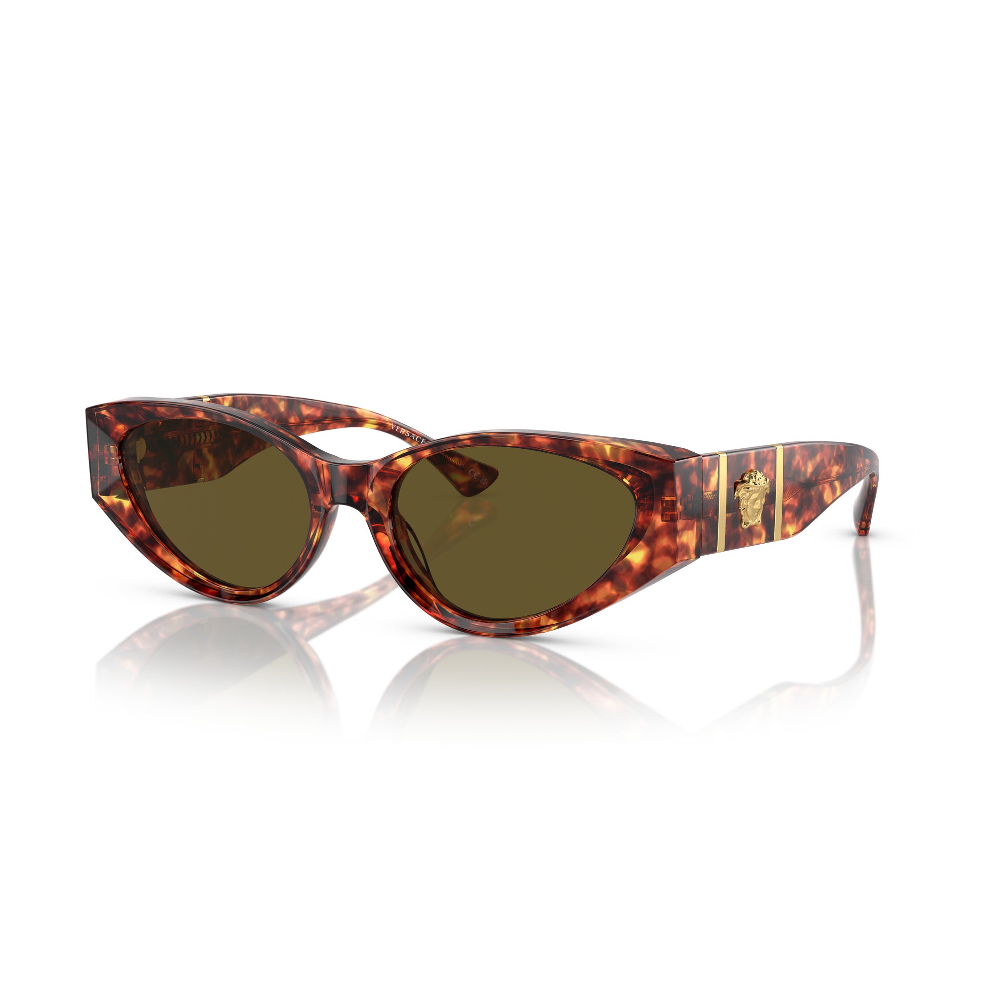 VE 4454 543773 55mm Womens Cat-Eye Sunglasses Havana