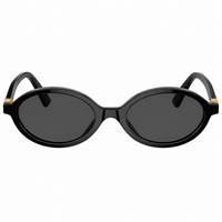 Miu Miu MU 04ZS 1AB5S0 50mm Womens Oval Sunglasses