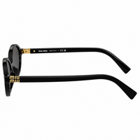 Miu Miu MU 04ZS 1AB5S0 50mm Womens Oval Sunglasses
