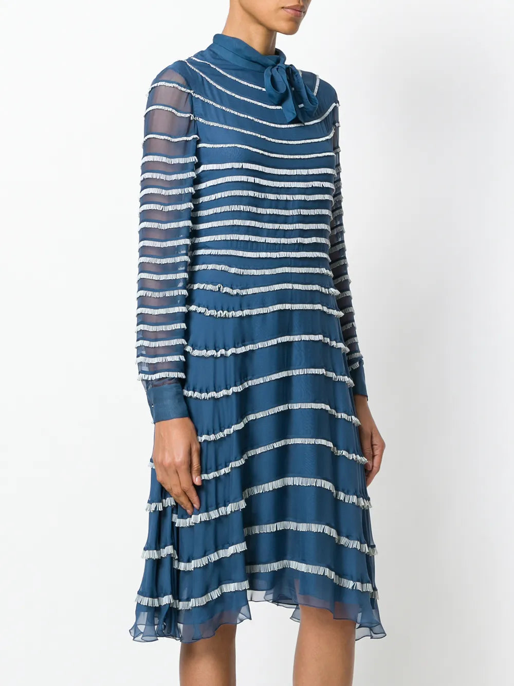 Valentino Garavani Ruffled Midi Dress