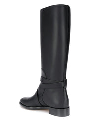 Ferragamo Gancini Knee-High Boots