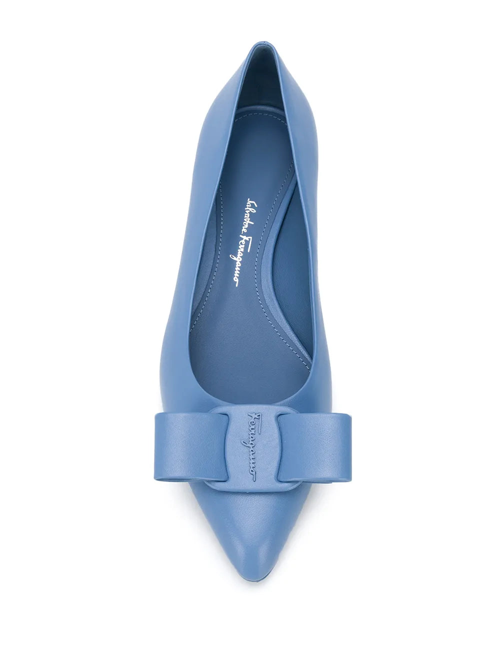 Ferragamo Viva Ballerina Shoes 4.5 Blue