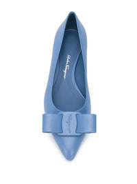 Ferragamo Viva Ballerina Shoes 4.5 Blue