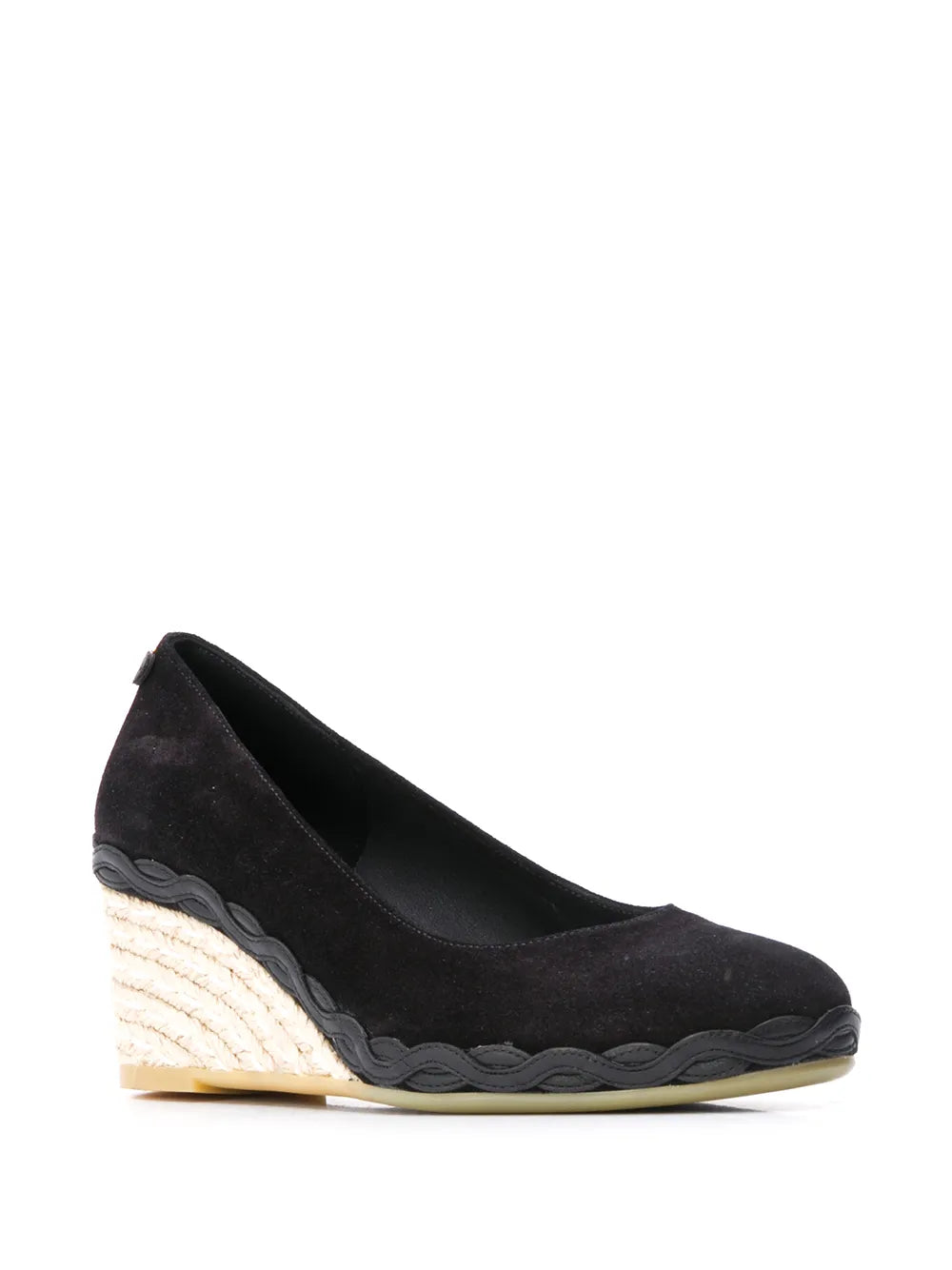 Ferragamo Capraia Espadrille Wedge Pumps