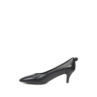 Ferragamo Leather Kitten-Heel Pumps