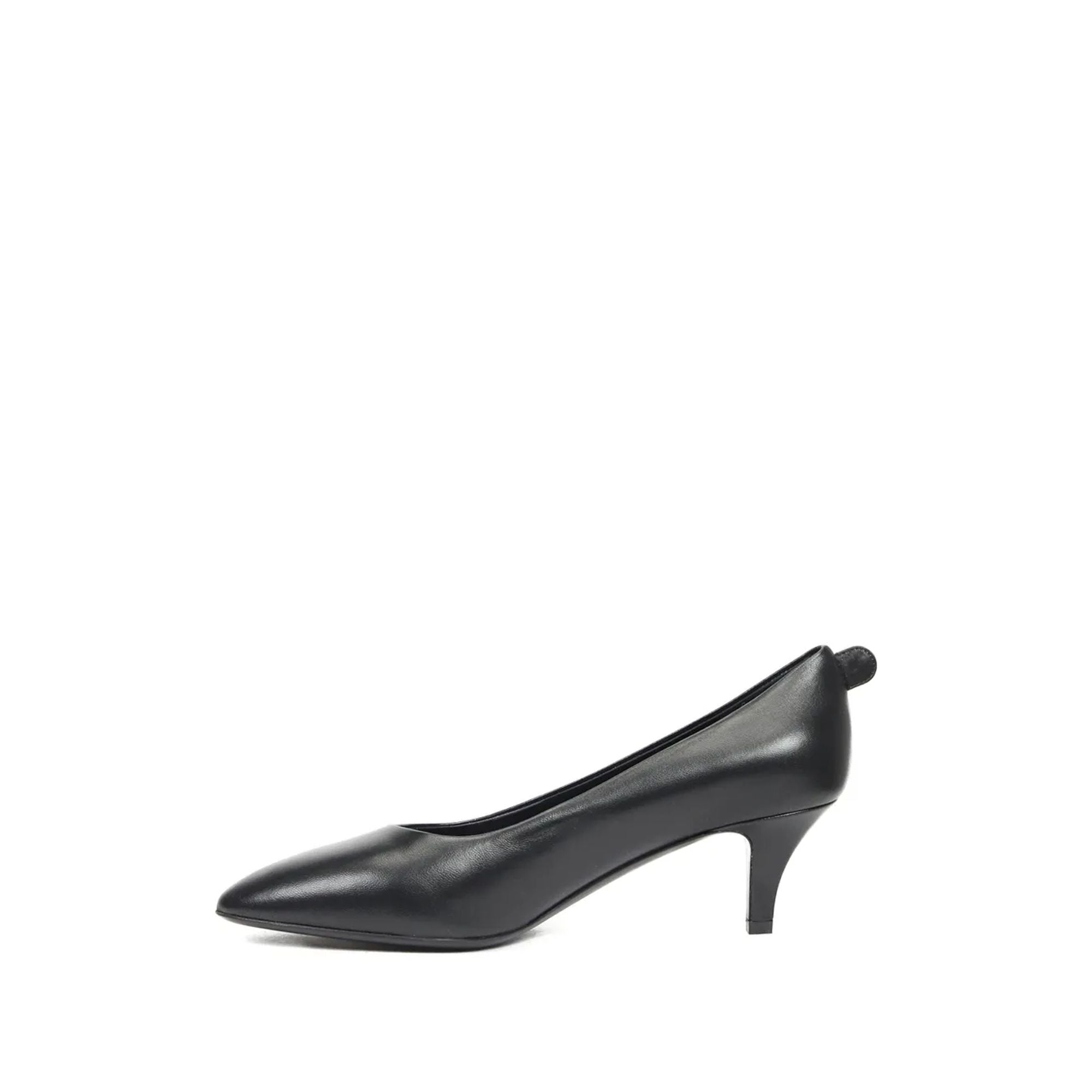 Ferragamo Leather Kitten-Heel Pumps