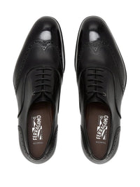 Ferragamo Gancini Leather Oxford Shoes