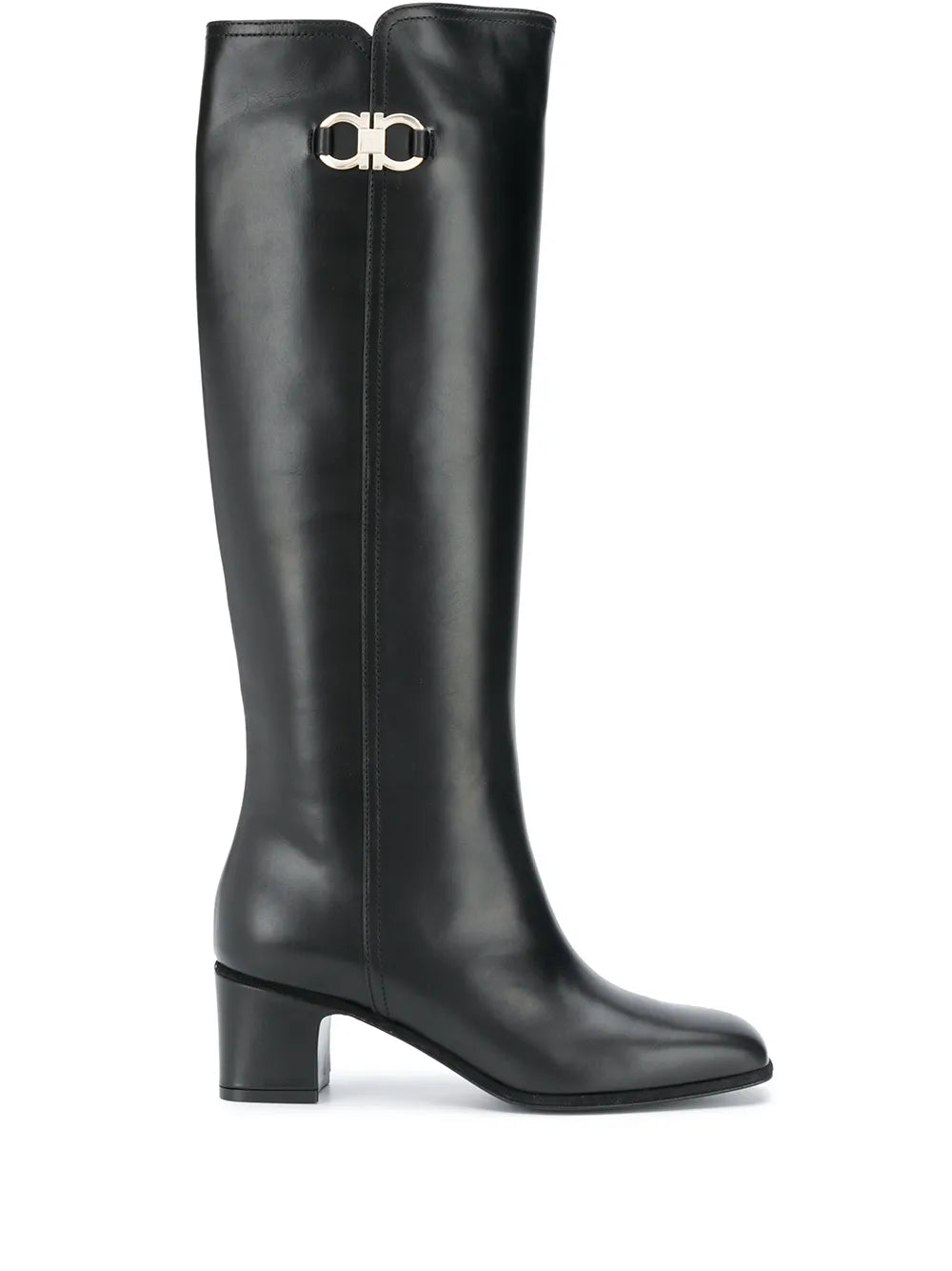 Ferragamo Gancini Knee-High Boots