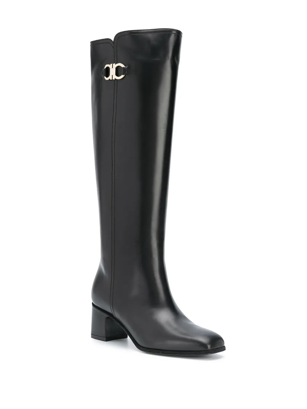 Ferragamo Gancini Knee-High Boots