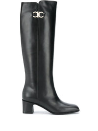 Ferragamo Gancini Knee-High Boots