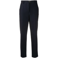 Ferragamo Gancini-Plaque Straight-Leg Trousers