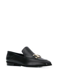 Ferragamo Square-Toe Leather Loafers