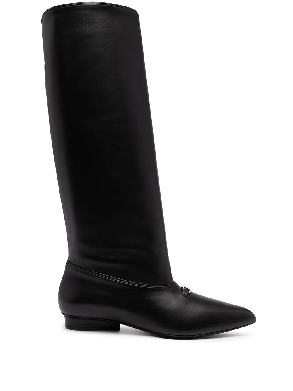 Ferragamo Gancini Knee-High Boots