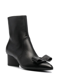 Ferragamo 55Mm Viva Bow-Detail Boots