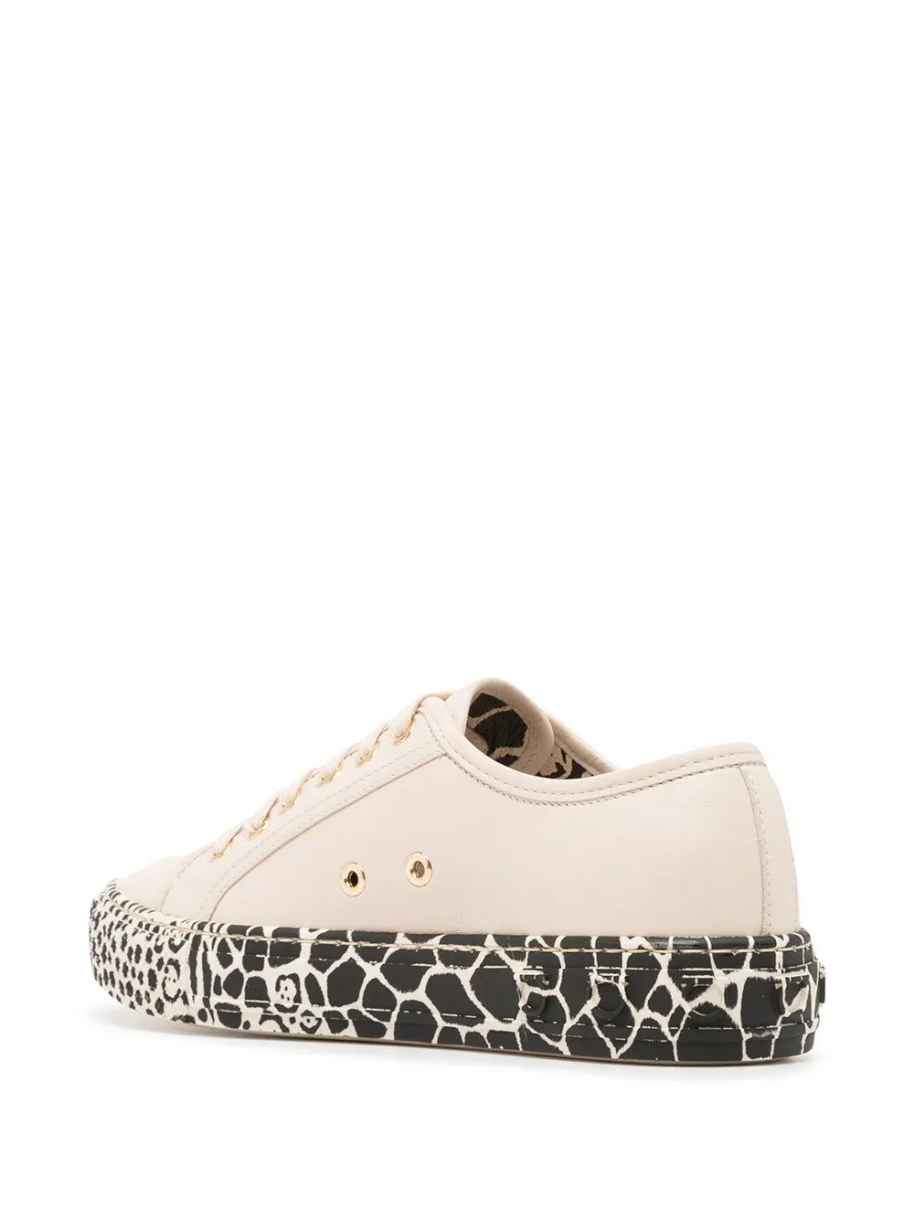 Ferragamo Gancini Printed-Sole Sneakers