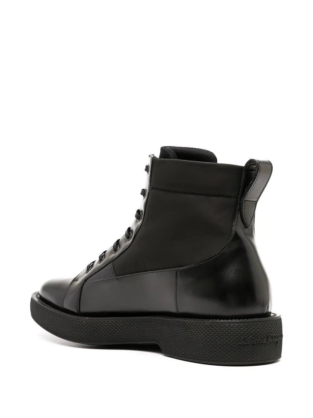Ferragamo Paul Lace-Up Ankle Boots
