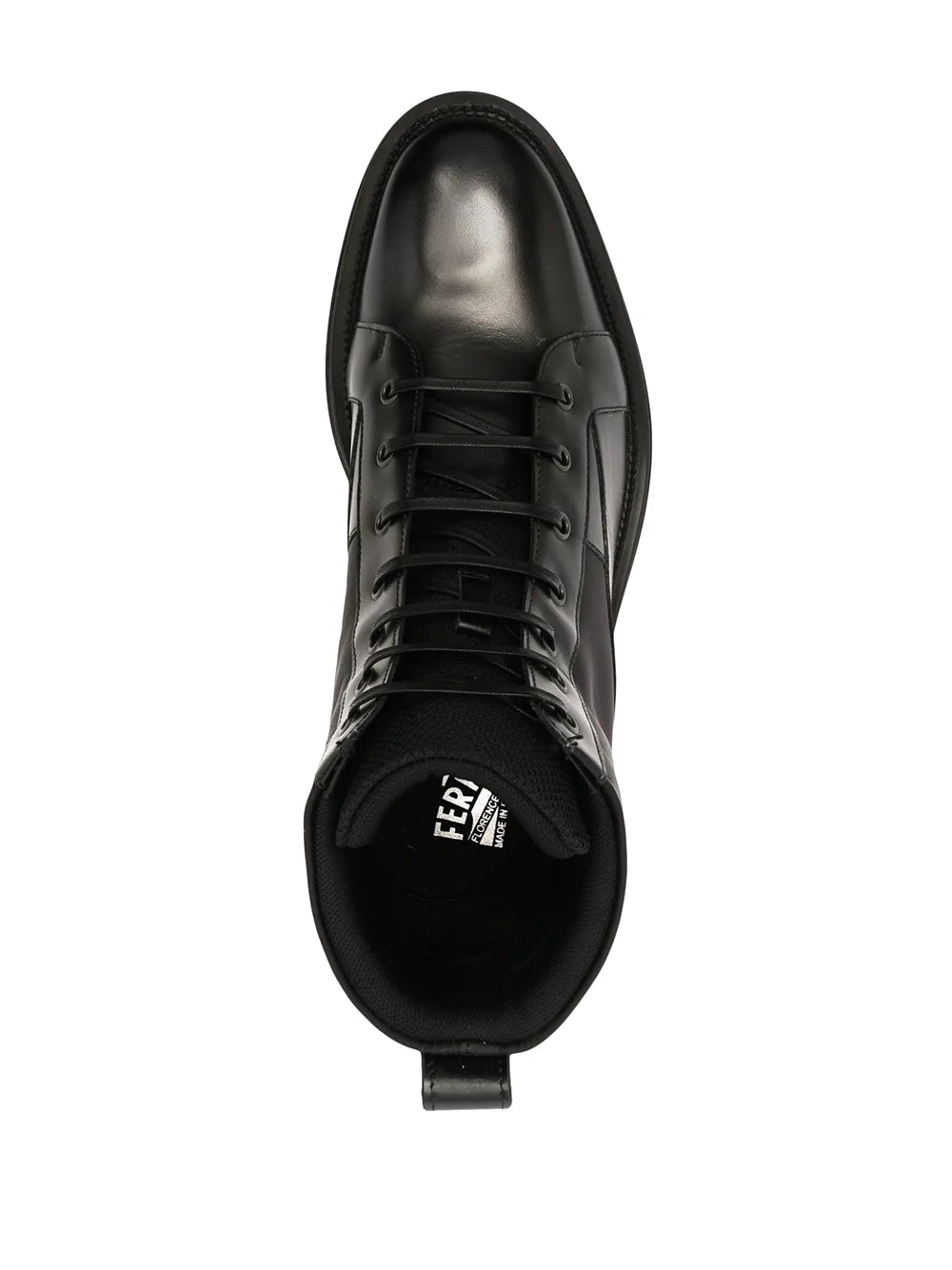 Ferragamo Paul Lace-Up Ankle Boots