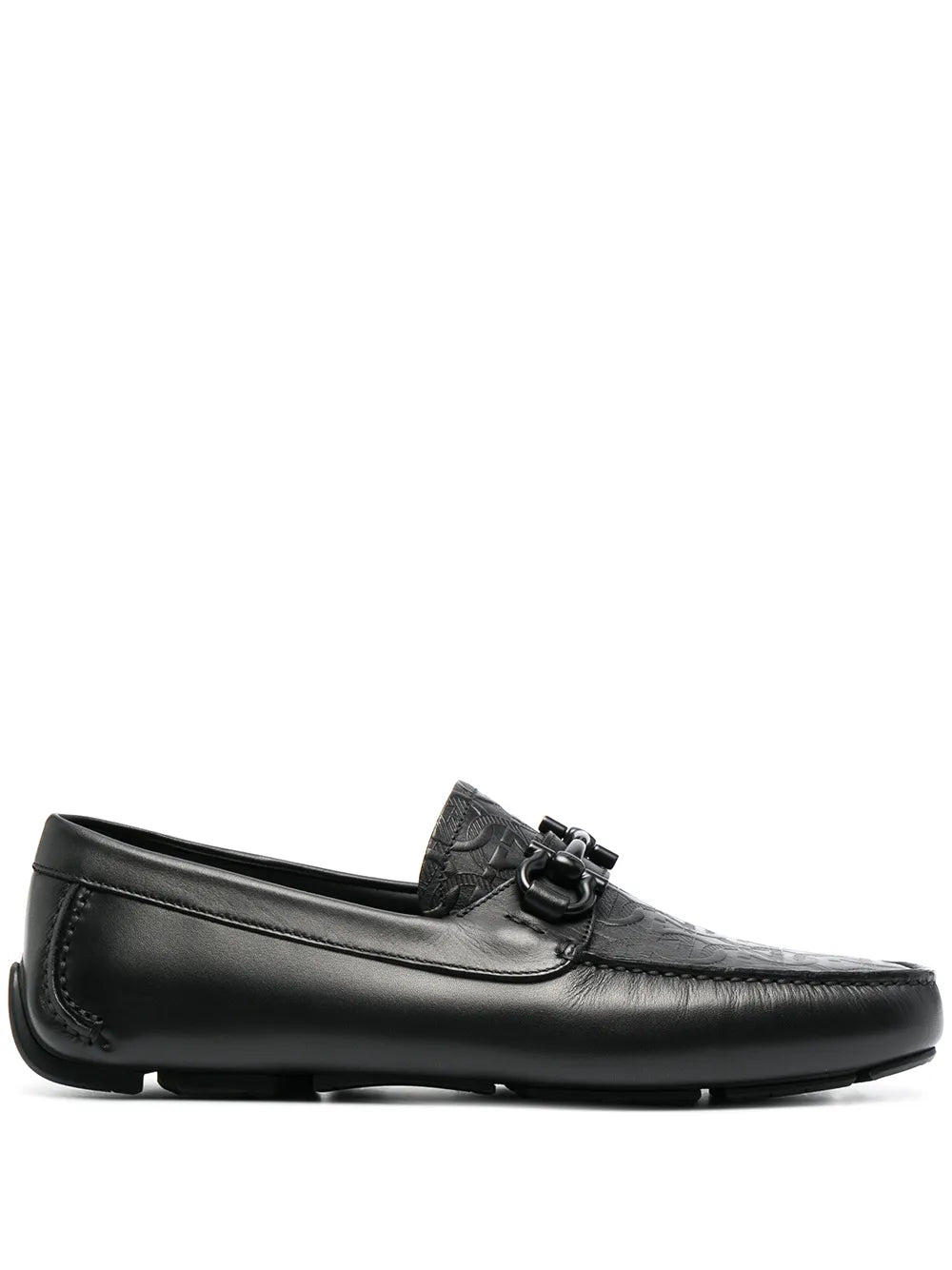 Ferragamo Gancini-Logo Loafers