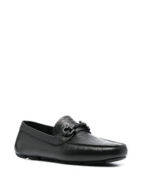 Ferragamo Gancini-Logo Loafers