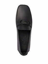 Ferragamo Gancini Leather Loafers