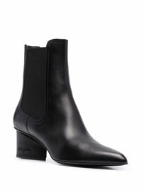 Ferragamo Logo-Embossed Heel Chelsea Boots