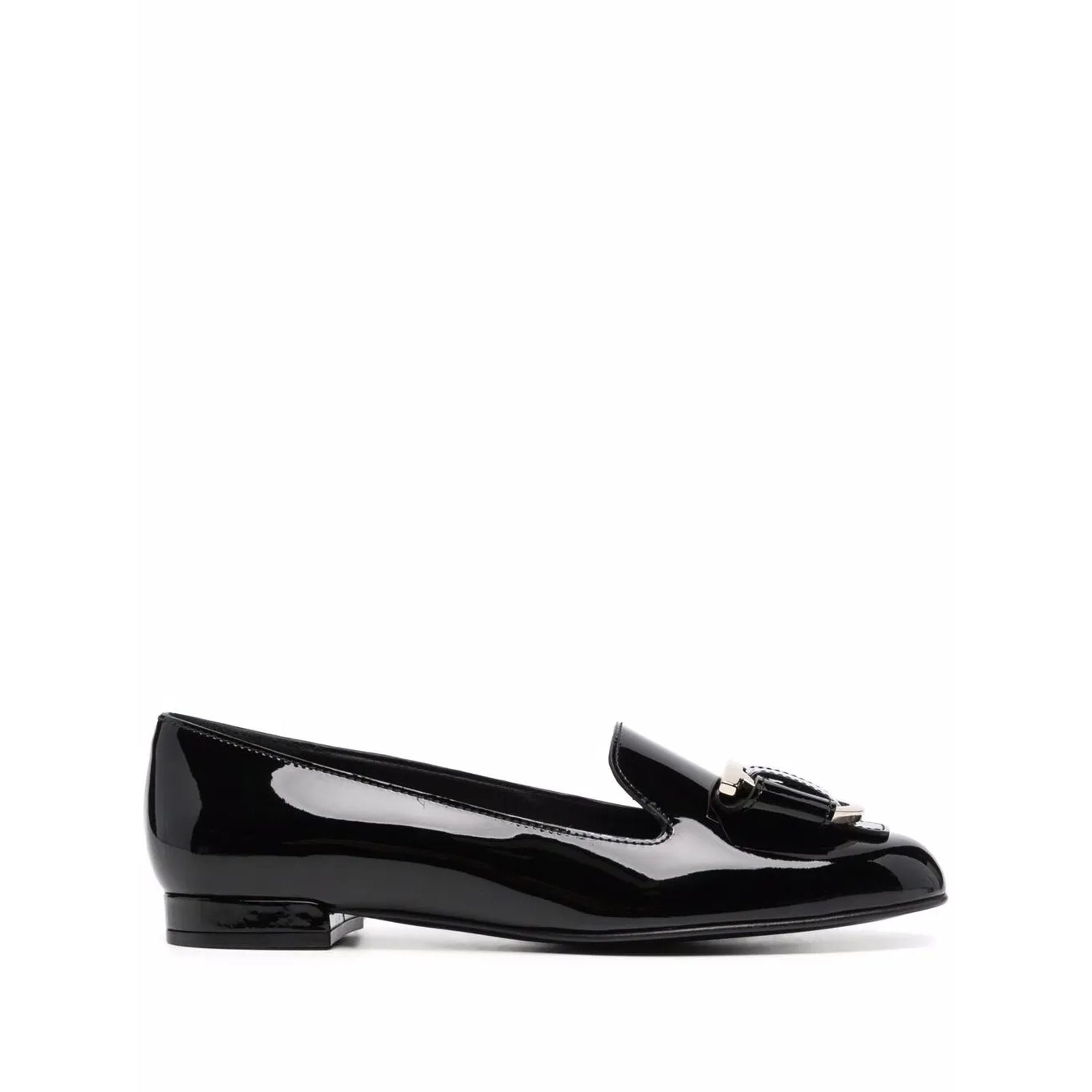 Ferragamo Gancini Bow-Embellished Loafers