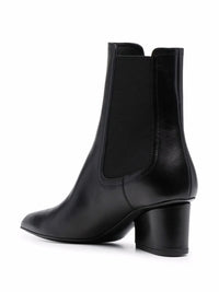 Ferragamo Logo-Embossed Heel Chelsea Boots