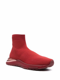 Ferragamo Knitted High-Top Sock Sneakers