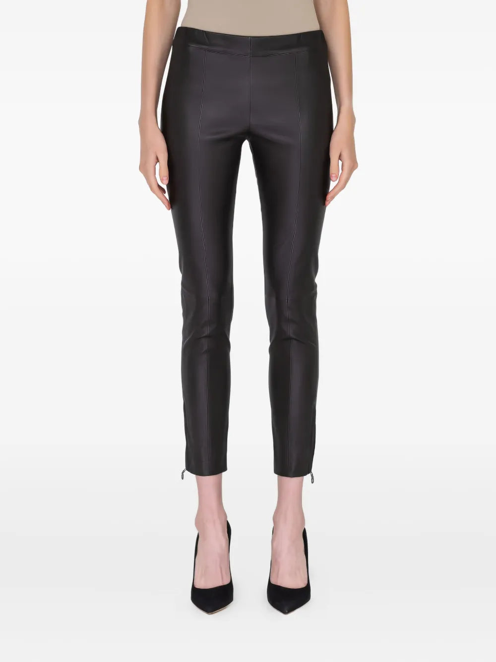 Ferragamo Leather-Trousers