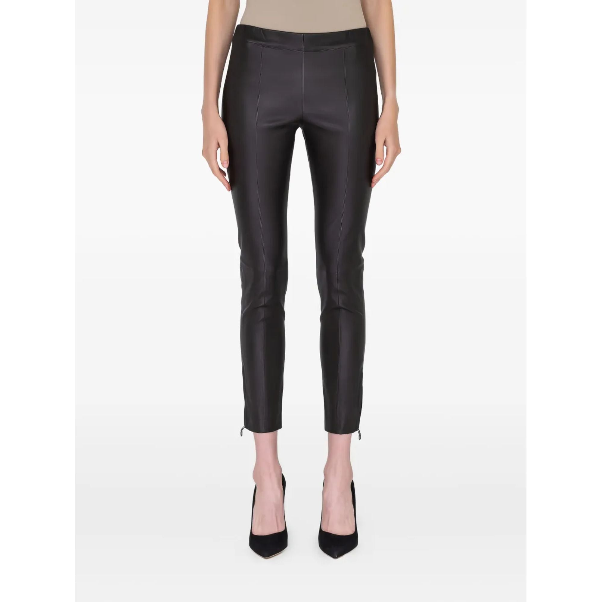 Ferragamo Leather-Trousers