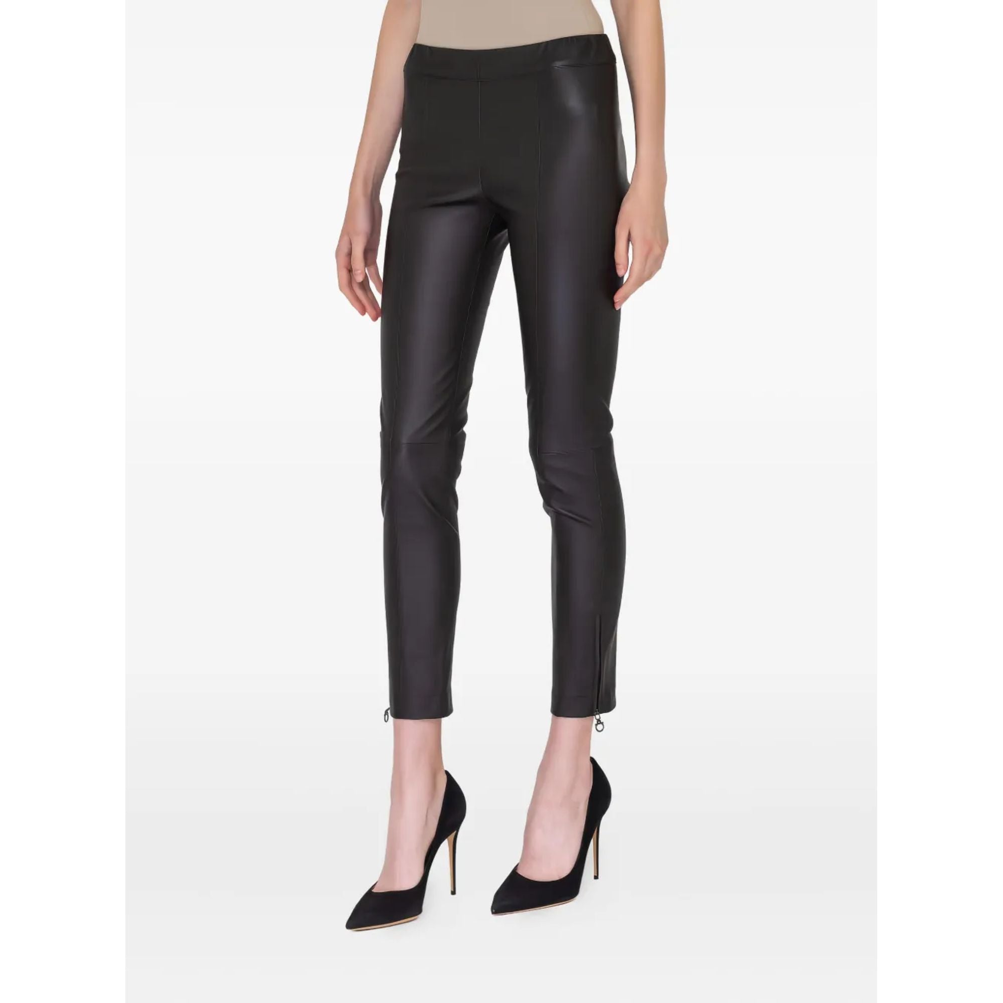 Ferragamo Leather-Trousers