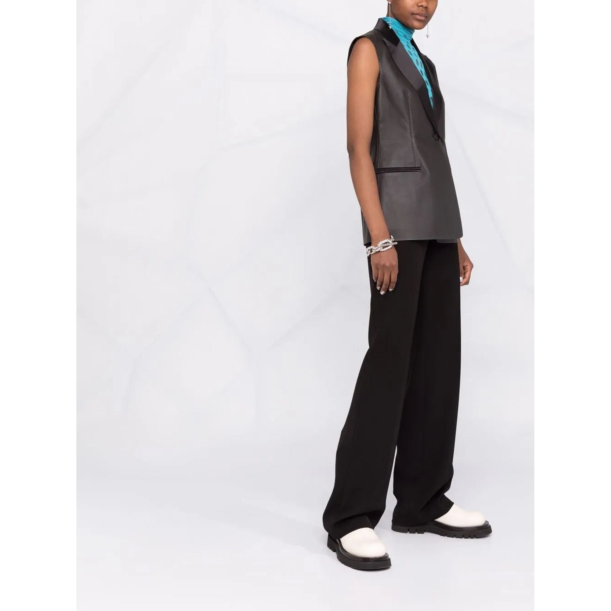 Ferragamo Leather-Vest