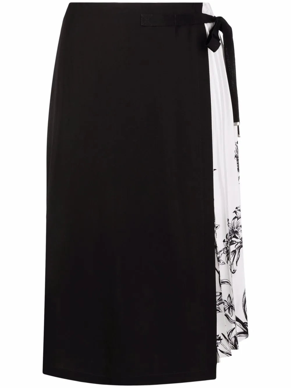 Ferragamo Pleated Silk Skirt