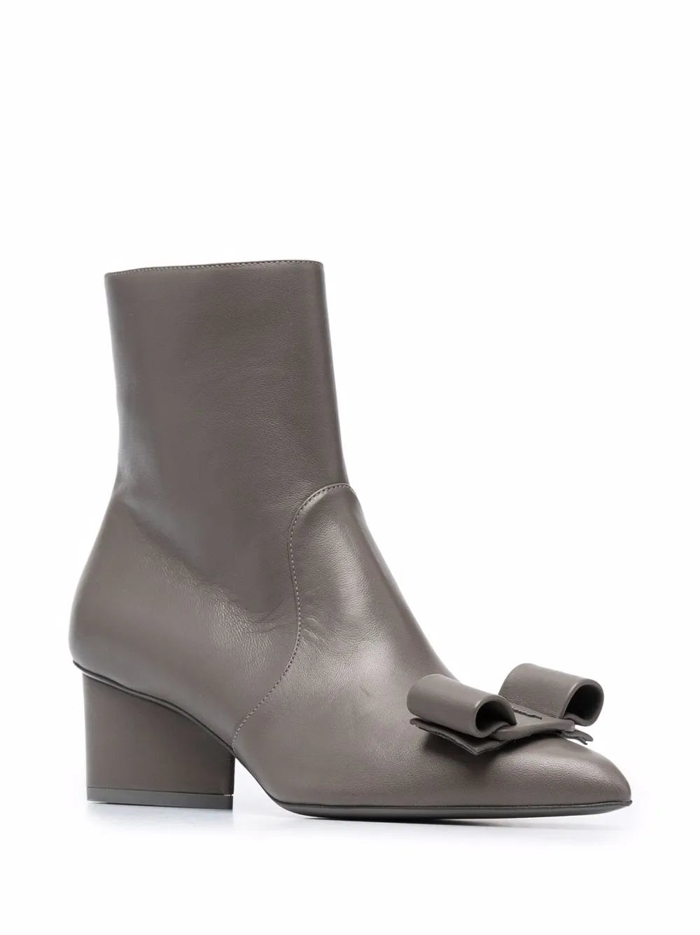 Ferragamo 50Mm Viva Bow-Detail Ankle Boots