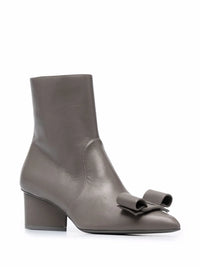 Ferragamo 50Mm Viva Bow-Detail Ankle Boots