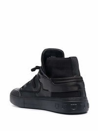 Ferragamo High-Top Leather Sneakers