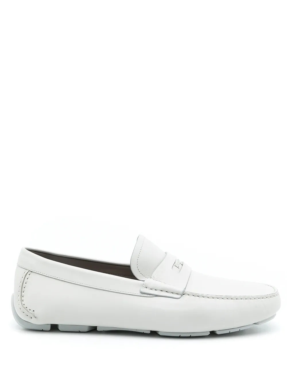 Ferragamo Penny-Slot Leather Driving Loafers