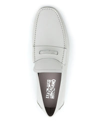 Ferragamo Penny-Slot Leather Driving Loafers