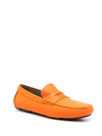 Ferragamo Penny-Slot Leather Driving Loafers