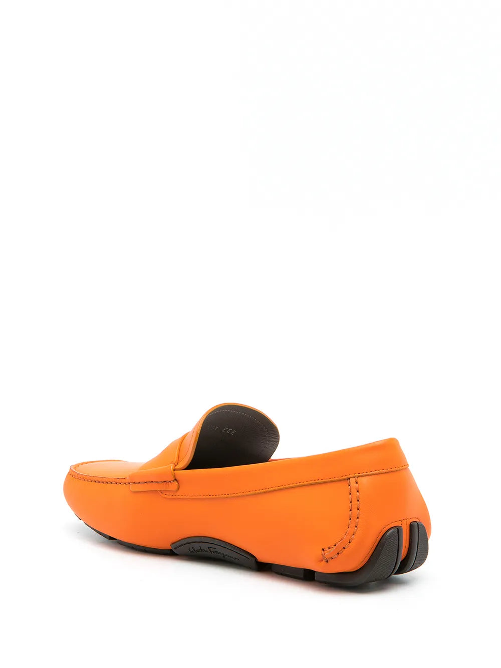 Ferragamo Penny-Slot Leather Driving Loafers