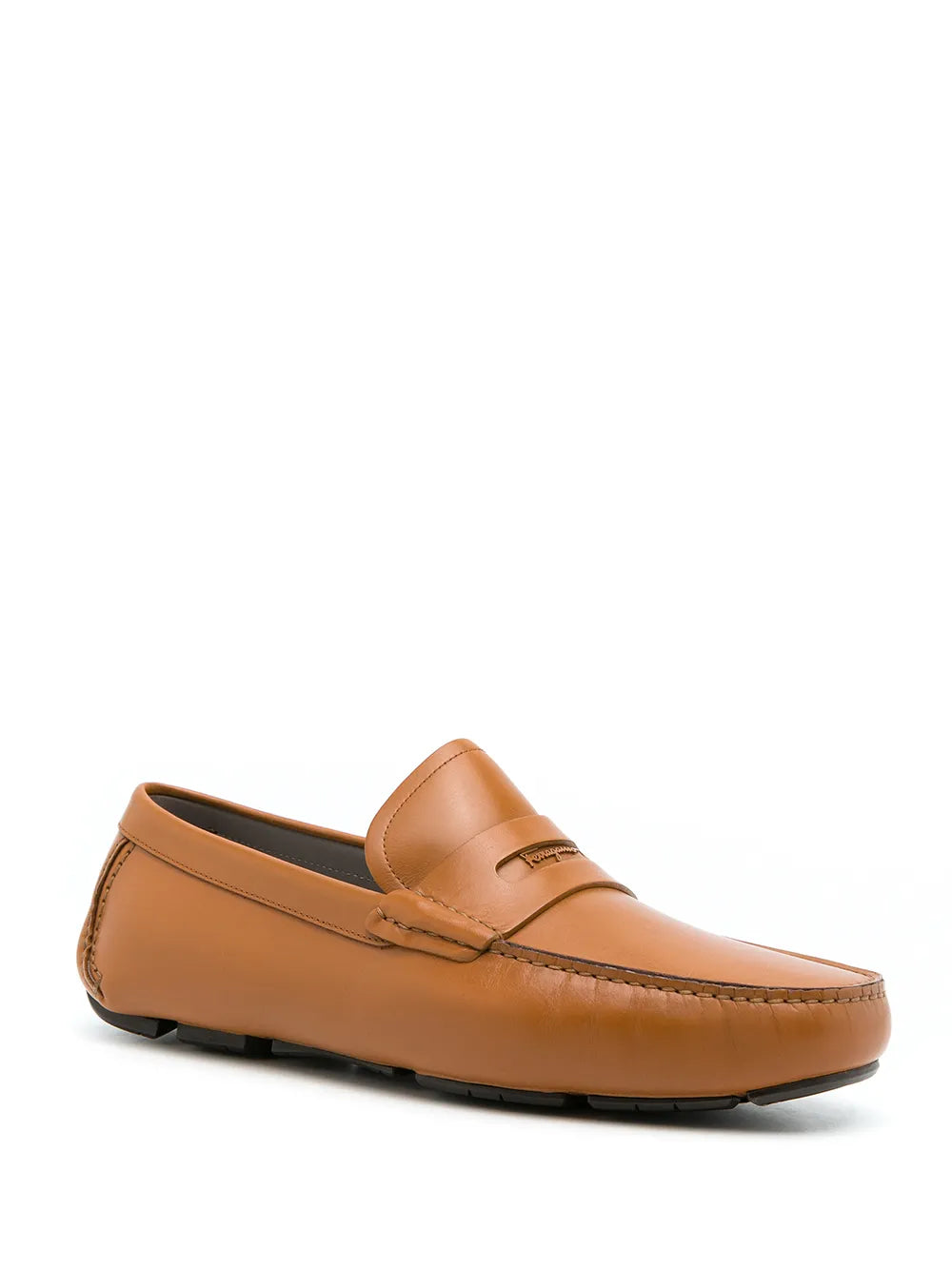 Ferragamo Leather Penny Driving Loafers
