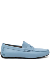 Ferragamo Round-Toe Leather Loafers