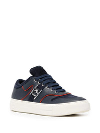 Ferragamo Borg Logo Low-Top Sneakers