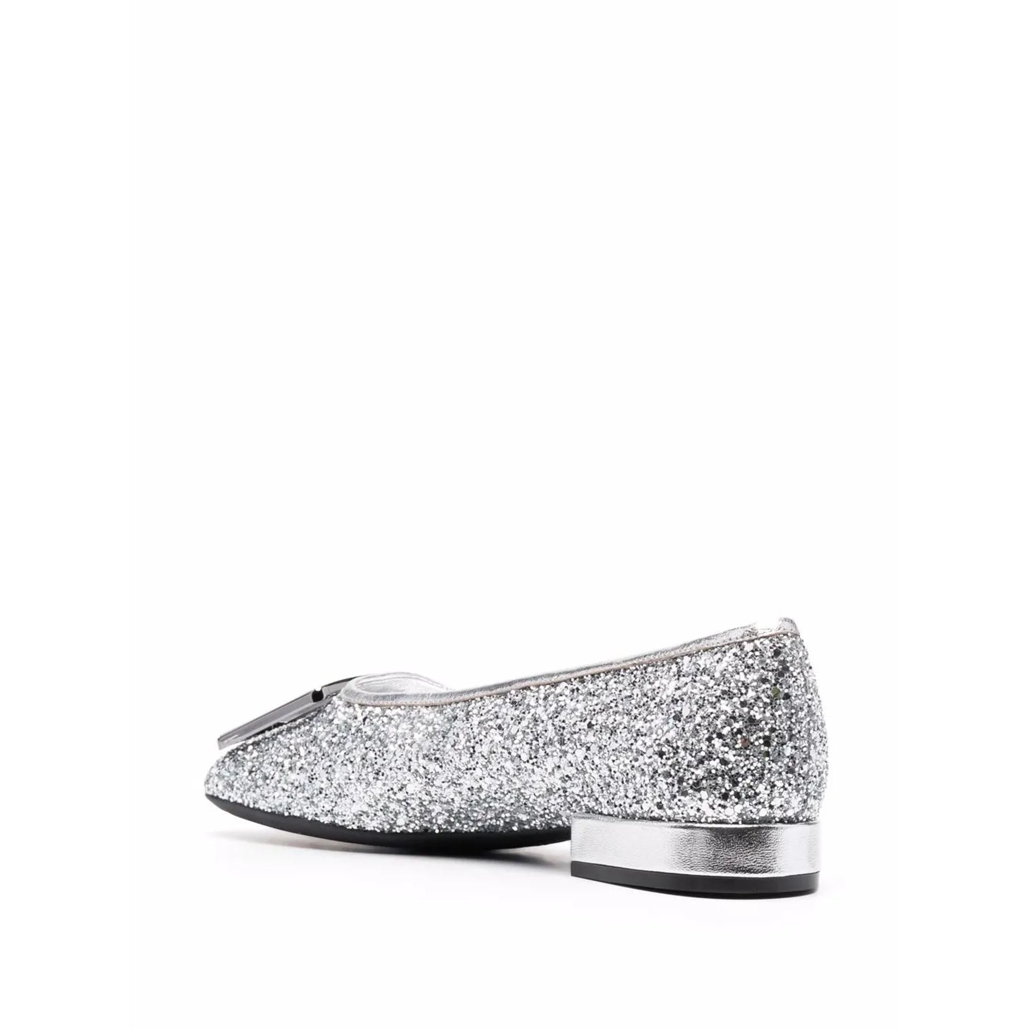 Ferragamo Logo-Plaque Ballerina Shoes