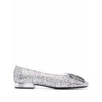 Ferragamo Logo-Plaque Ballerina Shoes