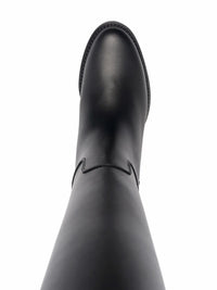 Ferragamo Vara Chain Knee-High Boots